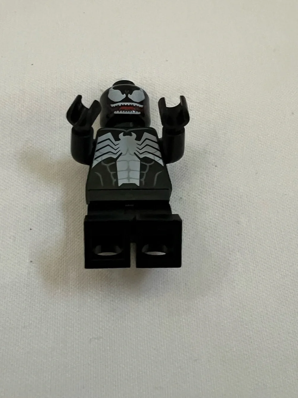 LEGO Venom MiniFigure Fig Super Hero Marvel Brick Black White Red